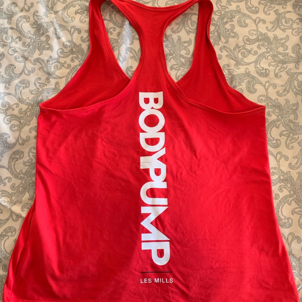 Red Les Mills Bodypump Tank